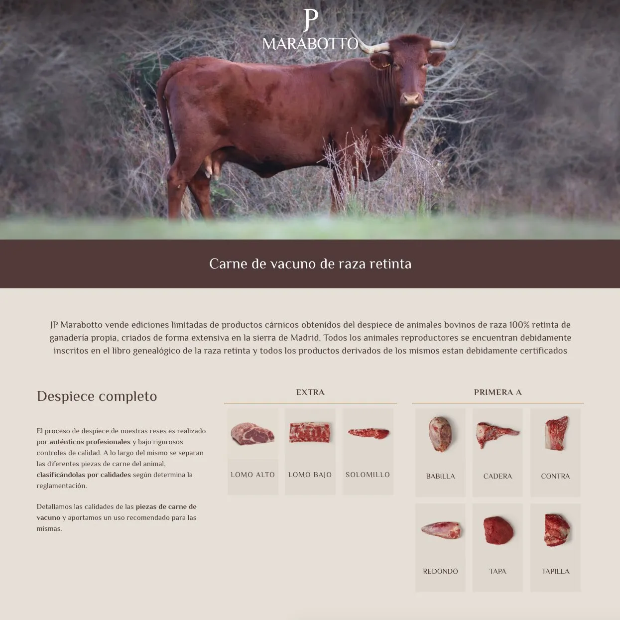 Carne de Retinta