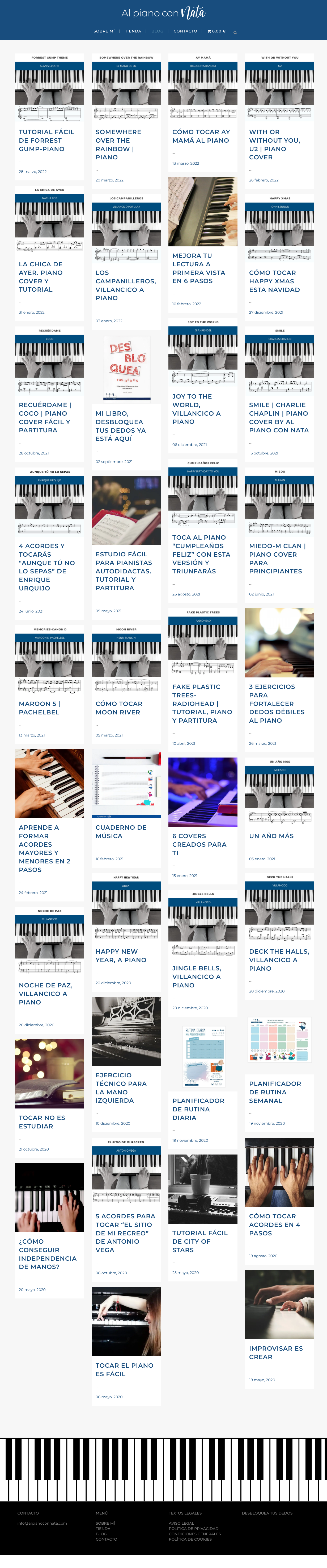 AL PIANO CON NATA